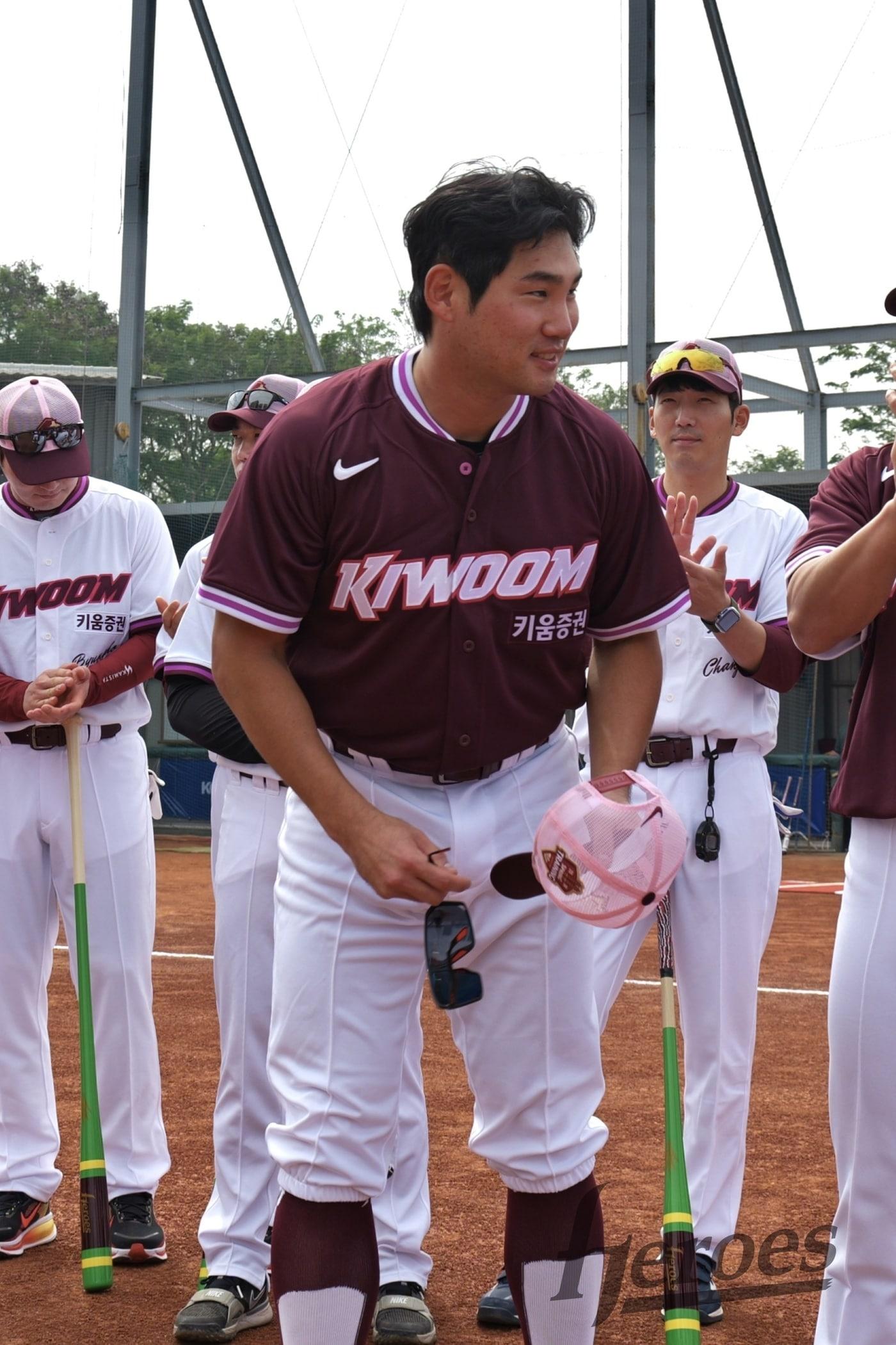 본문 이미지 - 2026시즌 키움 히어로즈 주장으로 선임된 임지열. (키움 제공)