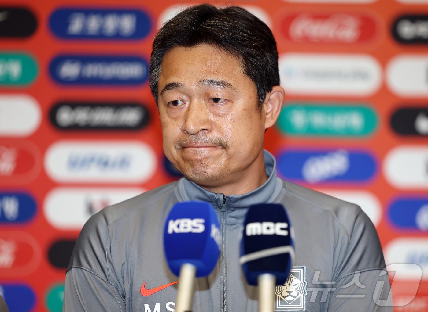 본문 이미지 - 이민성 대한민국 23세 이하(U-23) 축구 대표팀 감독. ⓒ 뉴스1 김진환 기자