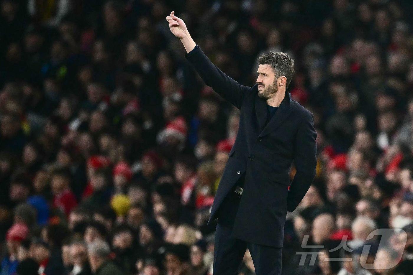 본문 이미지 - 마이클 캐릭 맨유 감독.ⓒ AFP=뉴스1