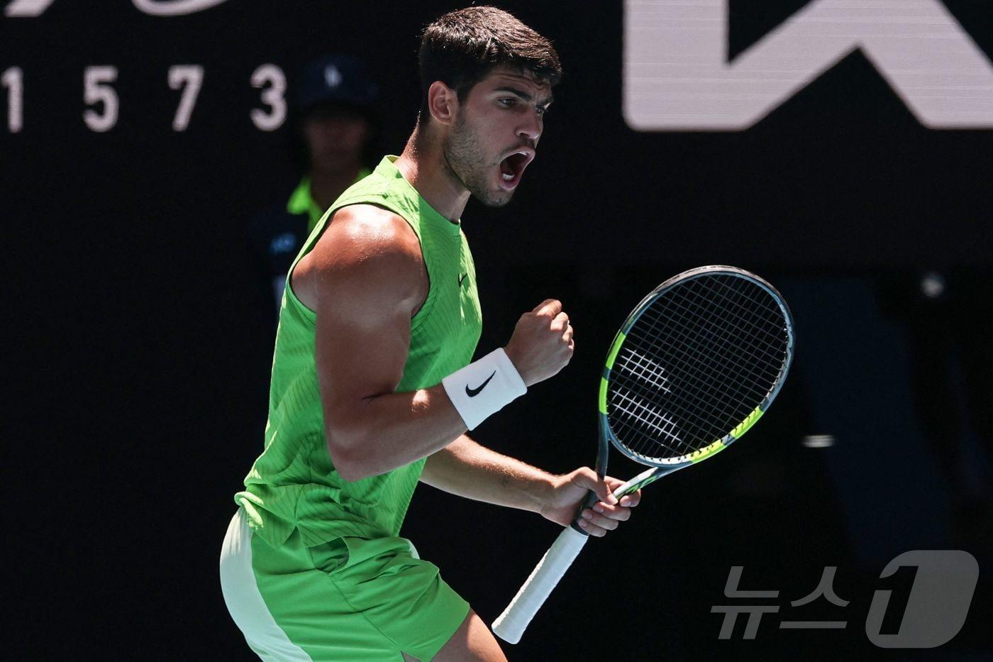 본문 이미지 - 카를로스 알카라스. ⓒ AFP=뉴스1