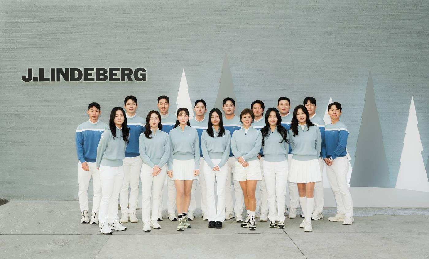 본문 이미지 - 제이린드버그(J.LINDEBERG)는 이달 클럽하우스 서울에서 앰배서더 프로그램 팀 제이린드버그(TEAM J.LINDEBERG) 3기 발대식을 진행했다.(제이린드버그제공)