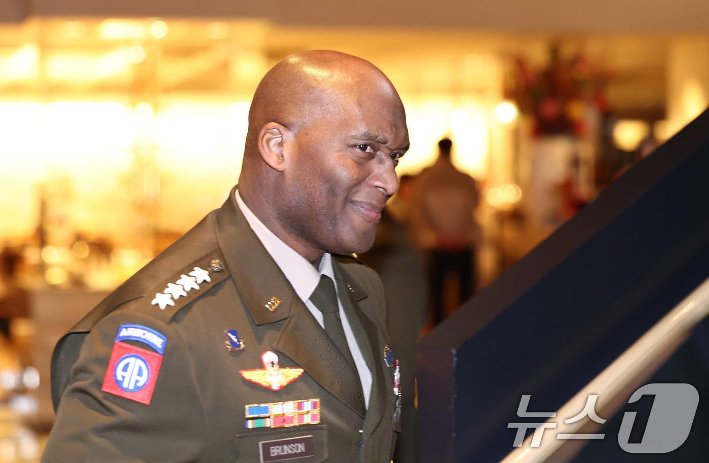 본문 이미지 - 제이비어 브런슨 주한미군사령관.  2026.1.26 ⓒ 뉴스1 최지환 기자