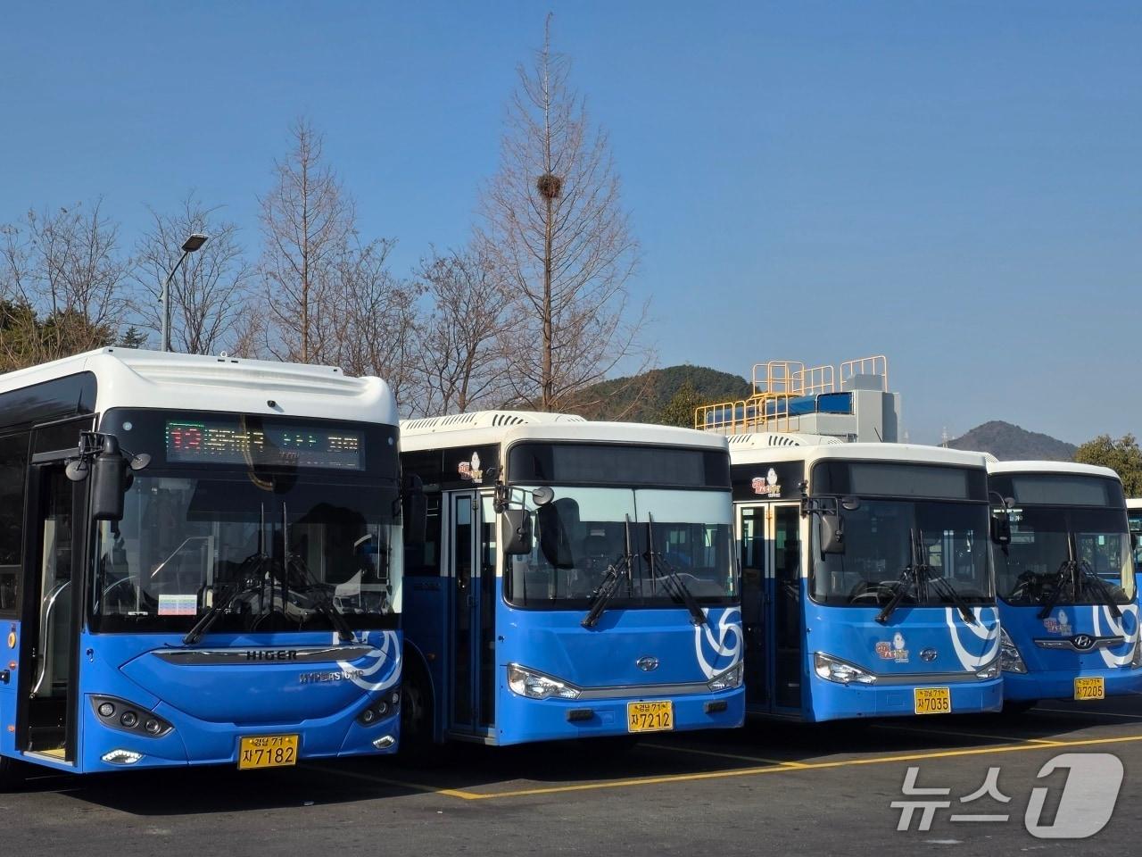 본문 이미지 - 김해시 시내버스.(김해시 제공. 재판매 및 DB금지)