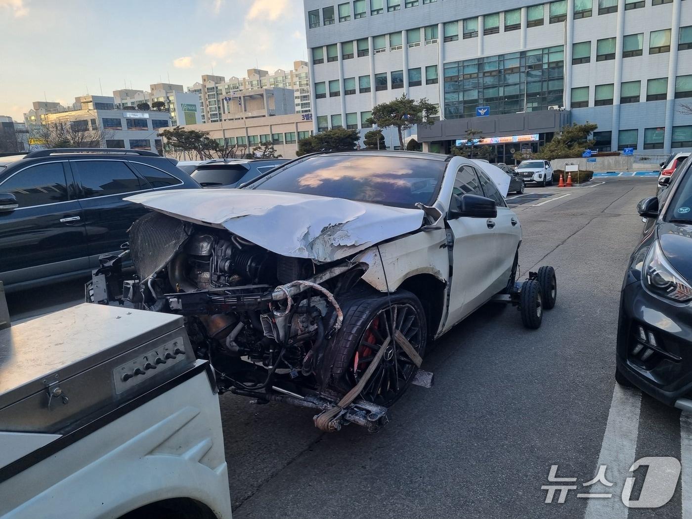 본문 이미지 - 압수차량.(경기남부경찰청 제공)