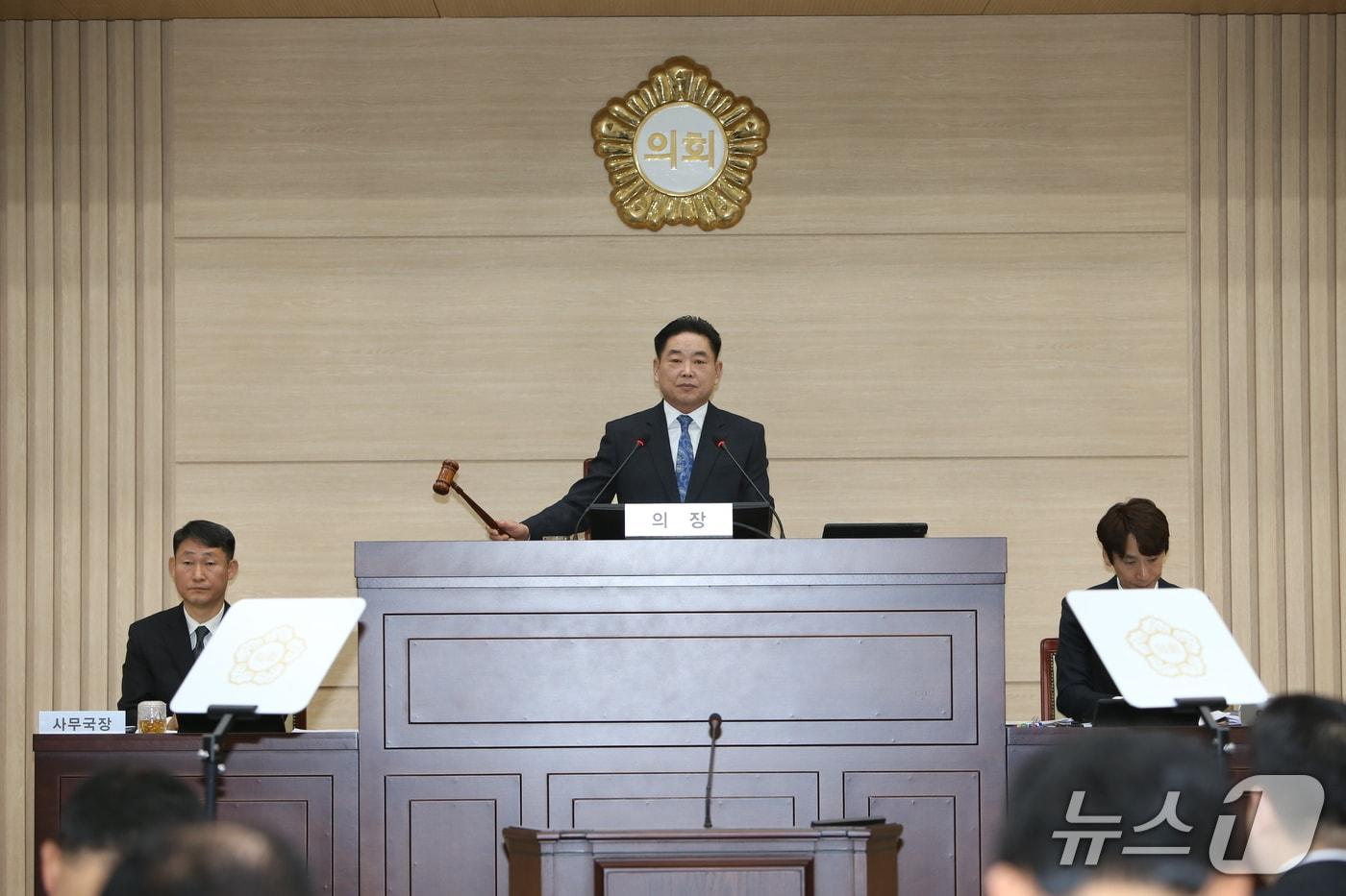 본문 이미지 - 26일 전북 익산시의회가 12일간 진행될 임시회를 개최했다.(시의회 제공. 재판매 및 DB 금지)
