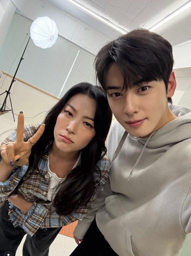 본문 이미지 - 아덴 조와 차은우(아덴 조 SNS)