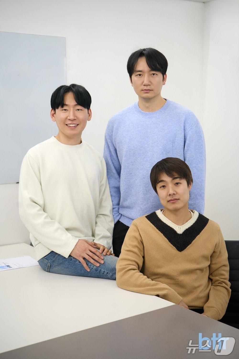 본문 이미지 - 왼쪽부터 시계 방향으로 서기호 COO, 이진 CSO, 손호철 CEO(포인트브레이크 제공)