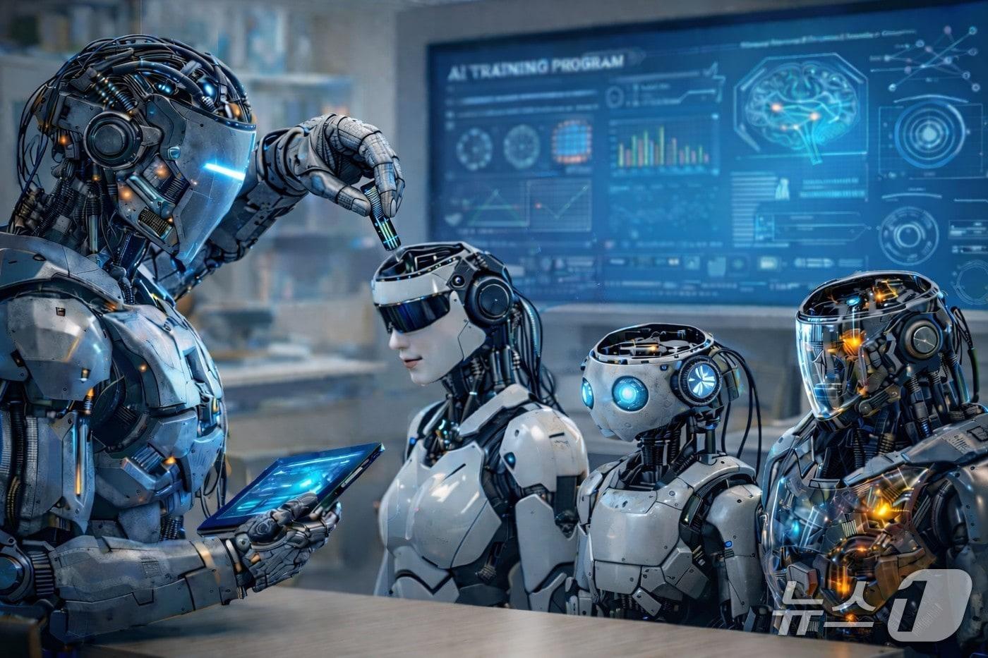 본문 이미지 - AI 지식 이식 이미지(AI 생성·KAIST 제공) /뉴스1