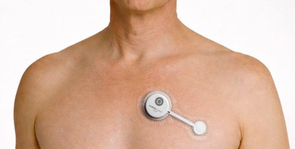 본문 이미지 - 드림텍이 웨어러블 심전도(ECG) 모니터링 솔루션 '카디아솔로'의 차세대 제품 '카디아솔로 FLX' 개발을 완료했다. (드림텍 제공)