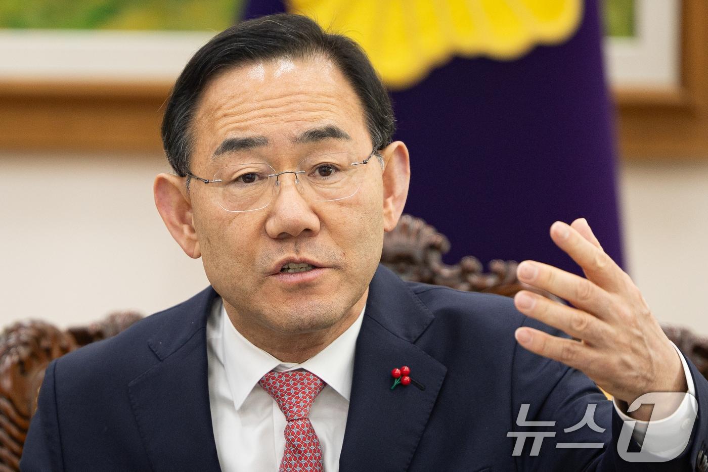 본문 이미지 - 주호영 국회부의장이 27일 서울 여의도 국회에서 대구시장 출마 기자간담회를 하고 있다. 2026.1.27/뉴스1 ⓒ News1 유승관 기자