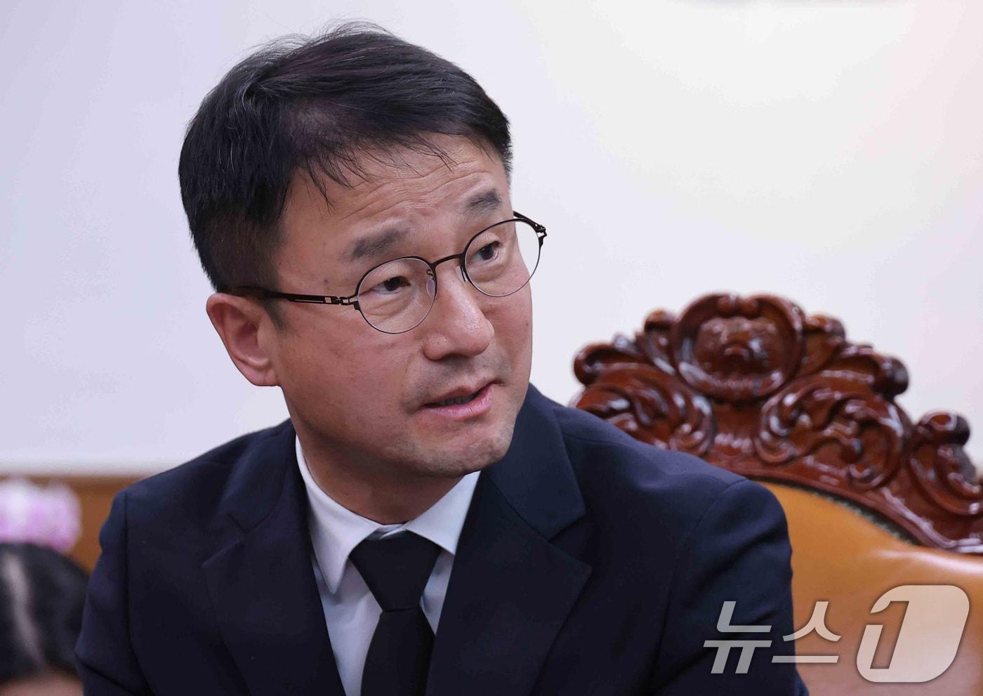 본문 이미지 - 한병도 더불어민주당 원내대표. (공동취재) 2026.1.27/뉴스1 ⓒ News1 신웅수 기자