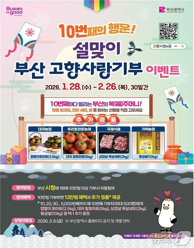 본문 이미지 - 이벤트 포스터.(부산시 제공. 재판매 및 DB금지)