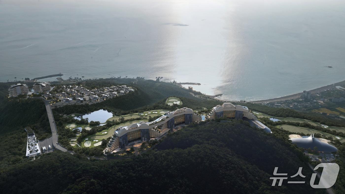 본문 이미지 - 울산 웨일즈코브 울산관광단지 조감도(울산 북구 제공. 재판매 및 DB금지)/뉴스1