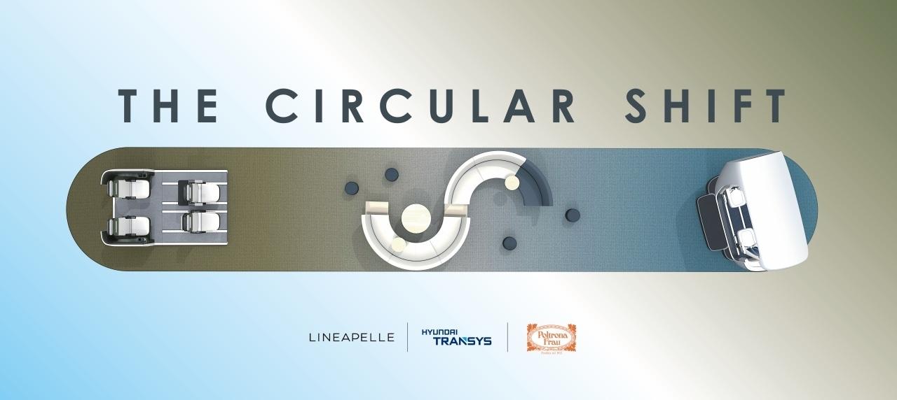 본문 이미지 - 미래 모빌리티 비전 프로젝트 '순환형 모빌리티 시스템'(Circular Mobility System) 콘셉트. (현대트랜시스 제공)