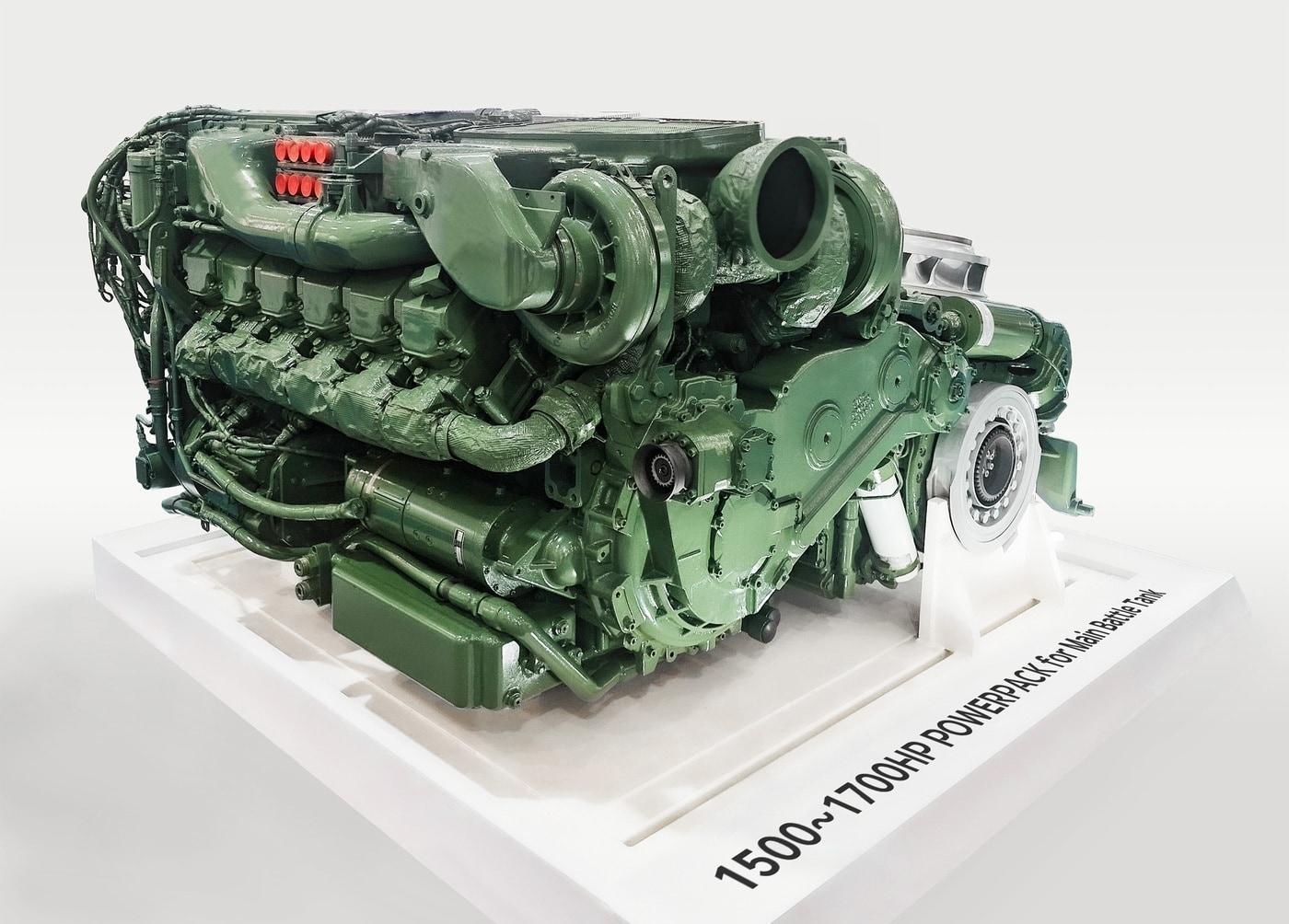 본문 이미지 - HD건설기계 K2전차 엔진(DV27K). (HD건설기계 제공)