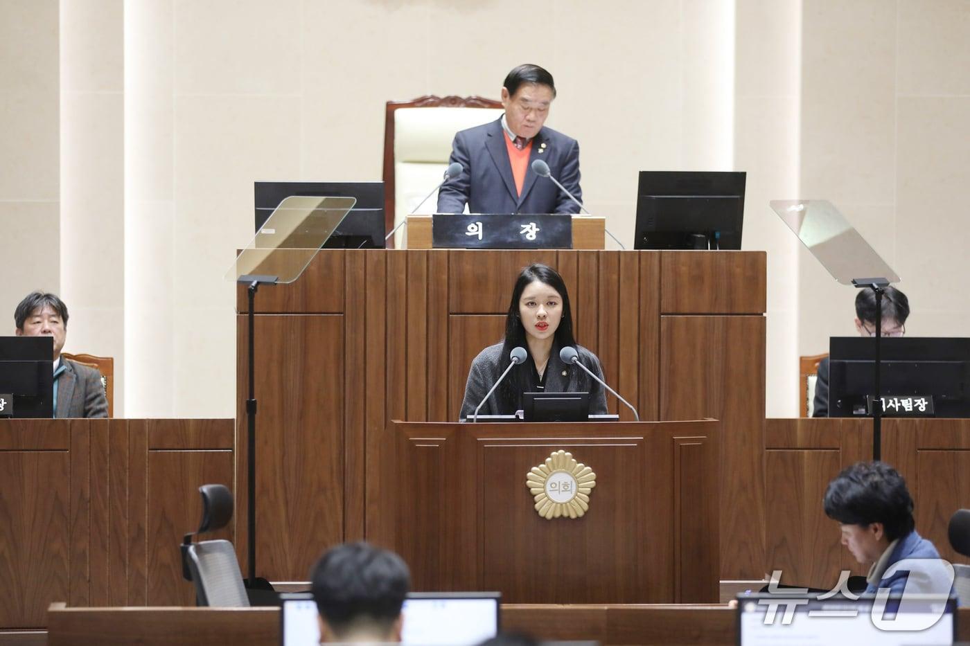 본문 이미지 - 김소진 경기 수원시의회 의원. (수원시의회 제공. 재판매 및 DB 금지) 2026.1.28/뉴스1