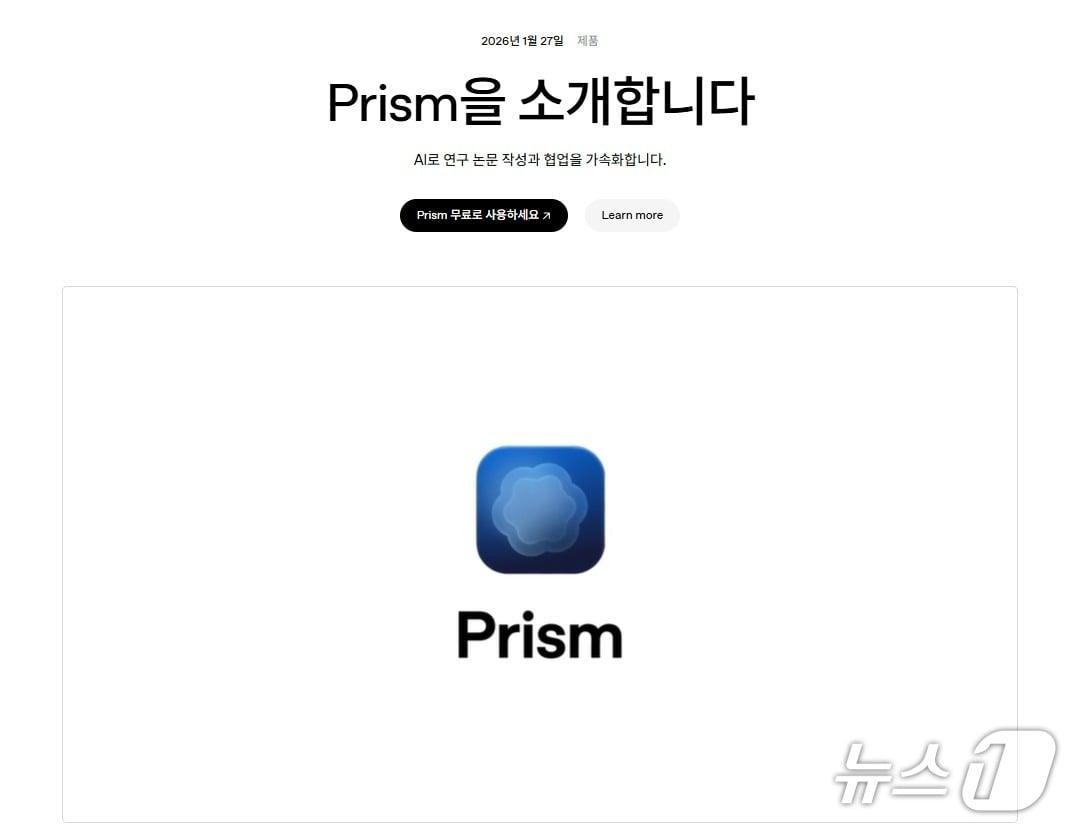 본문 이미지 - 오픈AI 프리즘(오픈AI 홈페이지 갈무리)