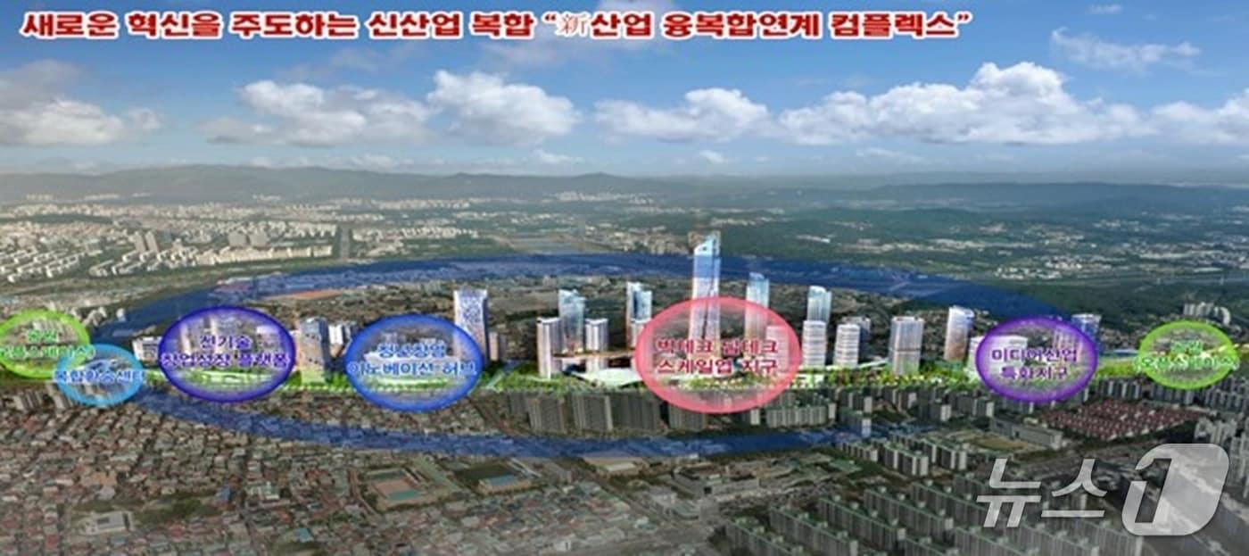 본문 이미지 - 대전조차장 통합 개발사업 조감도 (시 제공) / 뉴스1