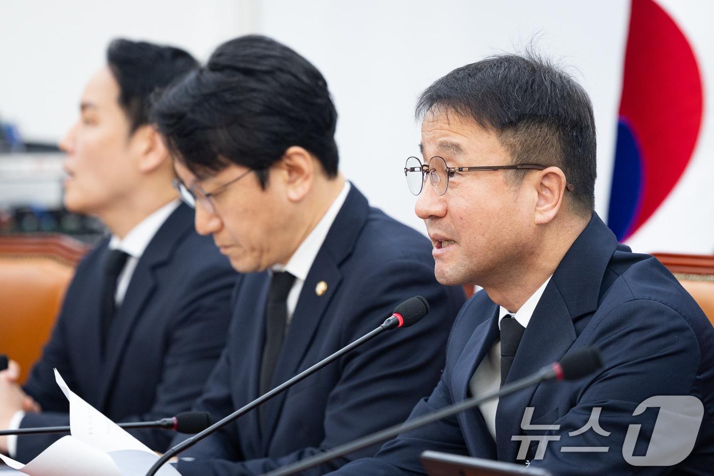 본문 이미지 - 한병도 더불어민주당 원내대표. 2026.1.29/뉴스1 ⓒ News1 유승관 기자