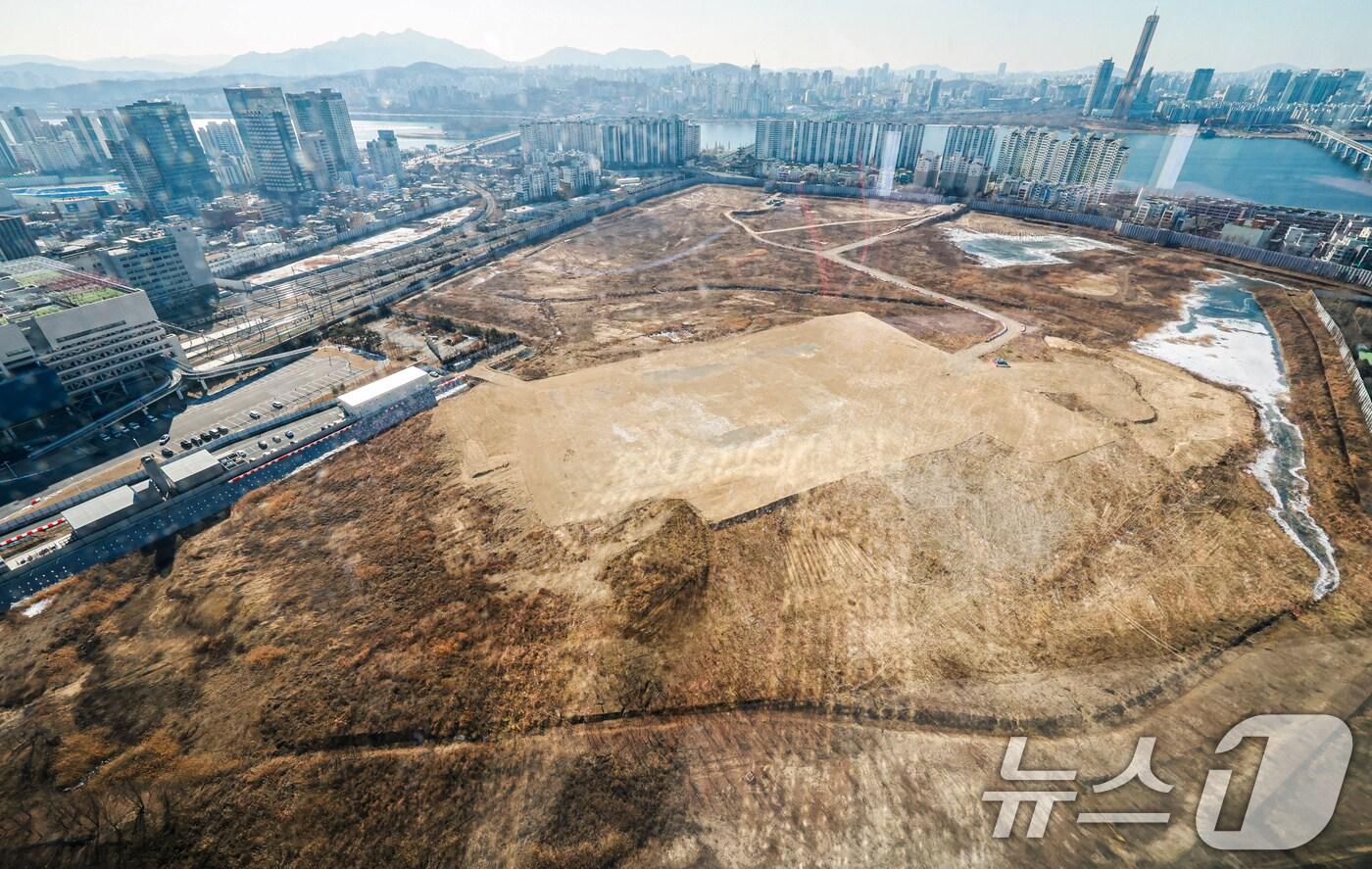 본문 이미지 - 서울 용산구 용산국제업무지구의 모습. 2026.1.29 ⓒ 뉴스1 이호윤 기자