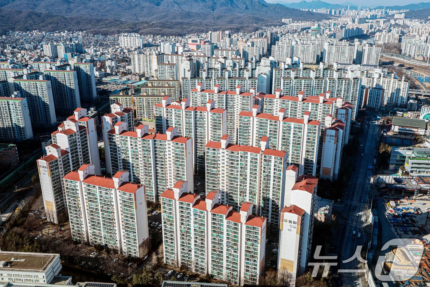 본문 이미지 -  서울 노원구 일대 아파트 단지의 모습. 2026.1.29/뉴스1 ⓒ News1 이호윤 기자