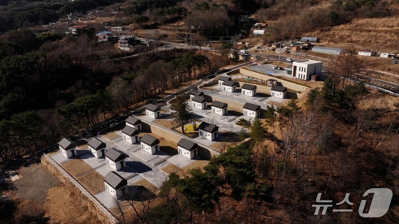 본문 이미지 - 성주군 '체류형 작은정원' 전경(성주군 제공. 재판매 및 DB금지)/뉴스1