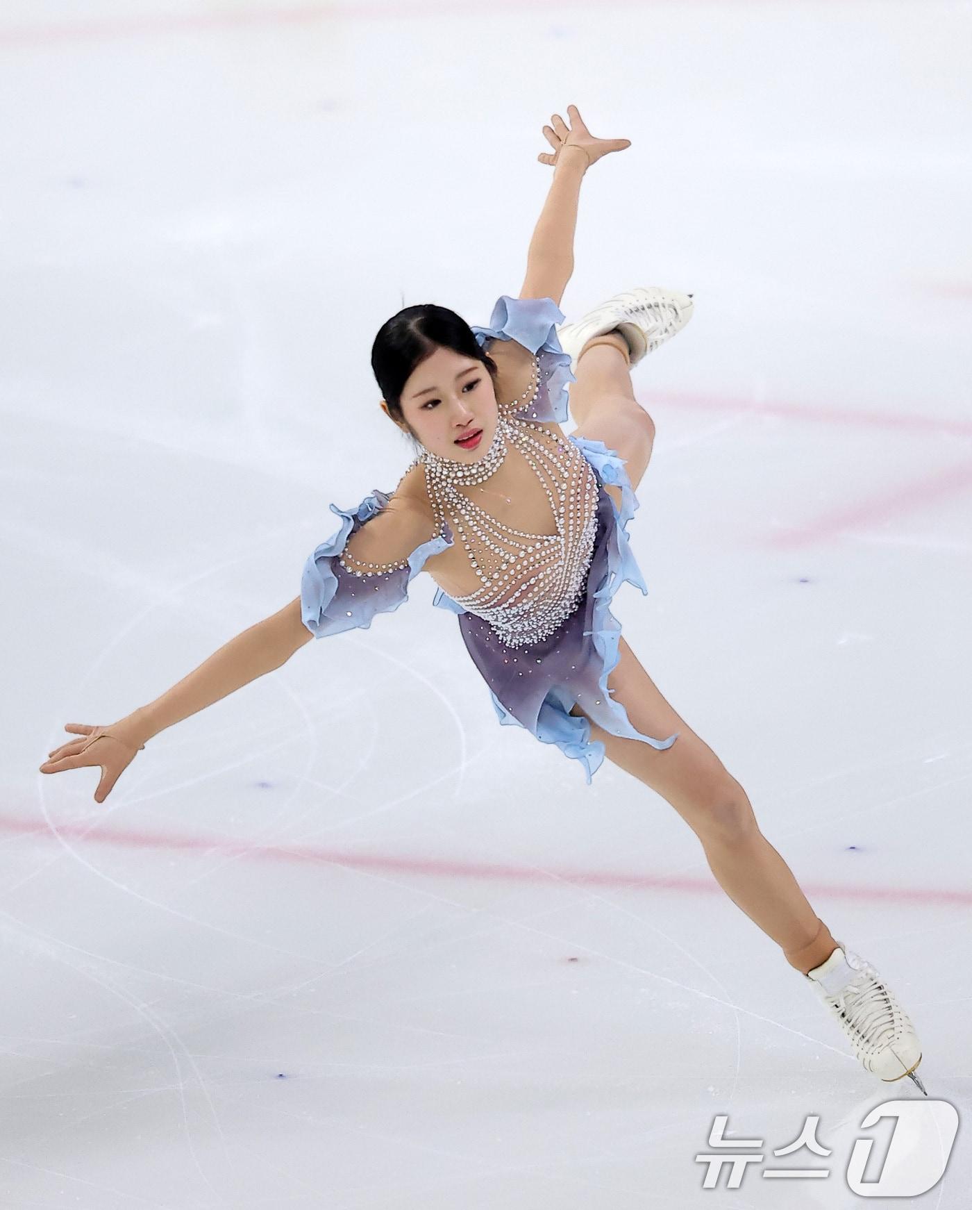 본문 이미지 - 이해인이 올림픽 첫 무대를 마쳤다. ⓒ 뉴스1 김성진 기자