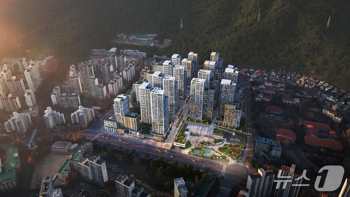 본문 이미지 - 경기 군포 산본신도시 선도지구 9-2구역 조감도. (군포시 제공. 재판매 및 DB 금지) 2026.1.30/뉴스1