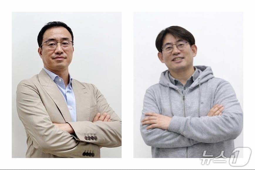 본문 이미지 - (왼쪽부터) 문태식·김창준 카카오 VX 공동대표 (카카오 VX 제공)