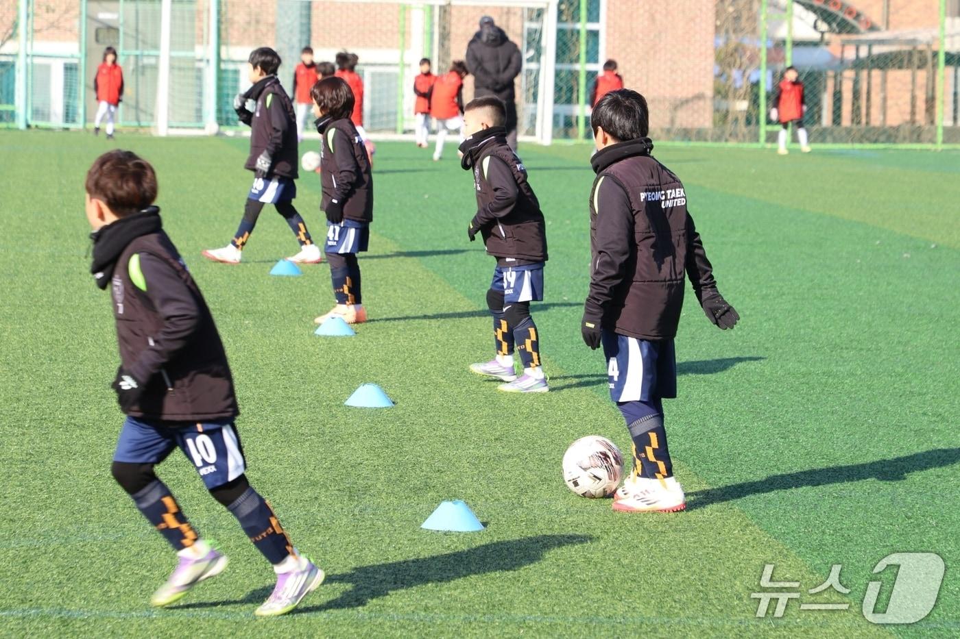 본문 이미지 - 2026전국 유소년 축구 보은 동계 스토브리그 전지훈련 장면(보은군 제공. 재판매 및 DB금지) /뉴스1