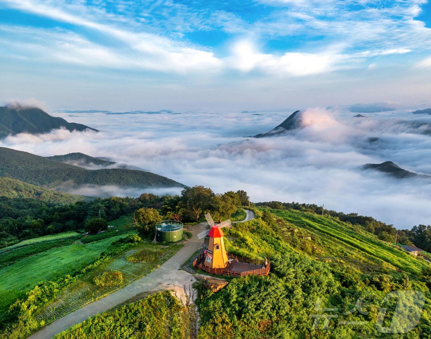 본문 이미지 -  ‘나만의 무드’를 담을 수 있는 여행을 찾는 흐름 속에서 경북 군위군이 조용히 머무는 여행지로 주목받고 있다. 사진은 화산마을(군위군 제공. 재판매 및 DB금지) /뉴스1