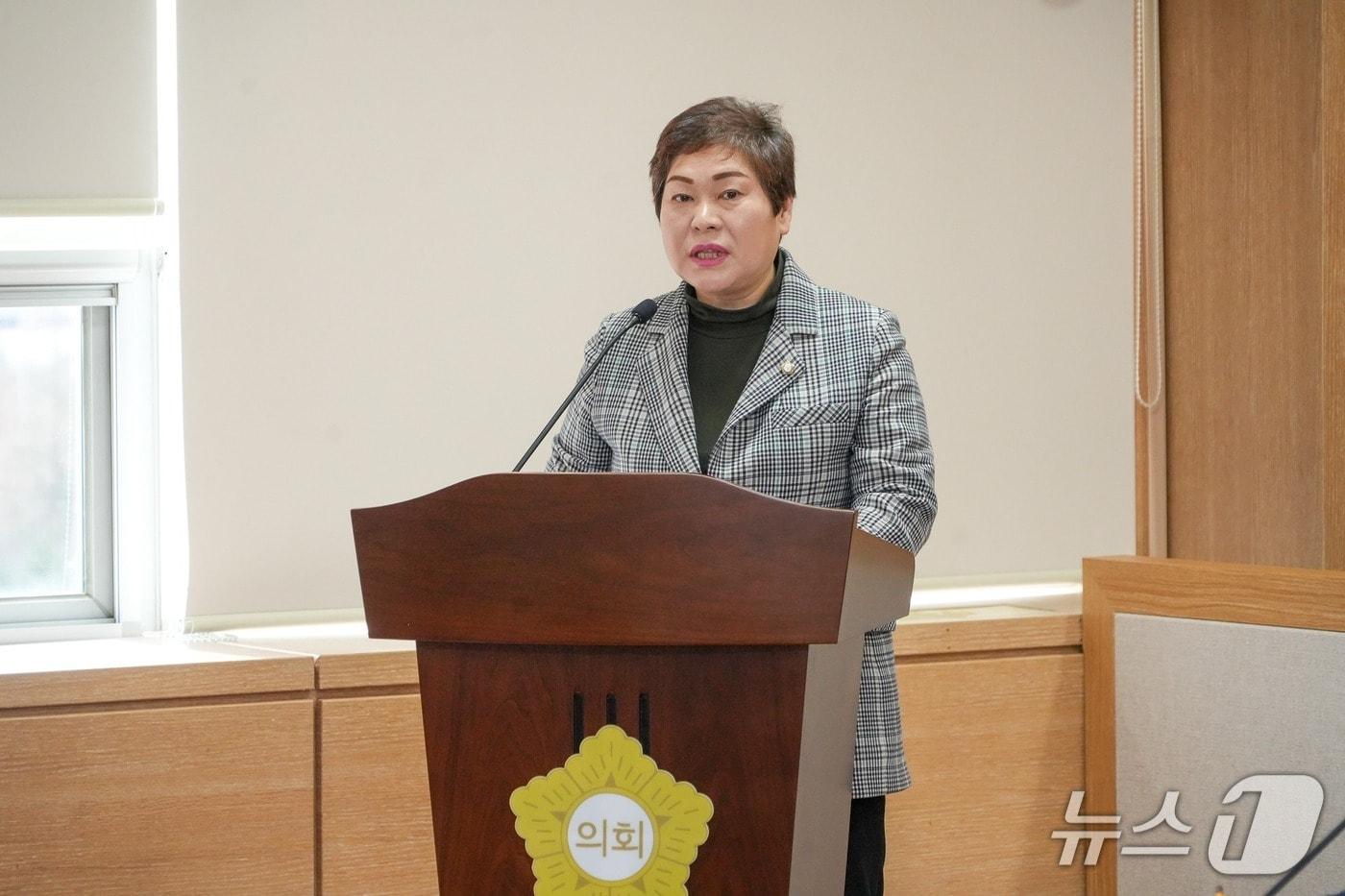 본문 이미지 - 울산 북구의회 손옥선 의원.(울산 북구의회 제공. 재판매 및 DB금지)/뉴스1
