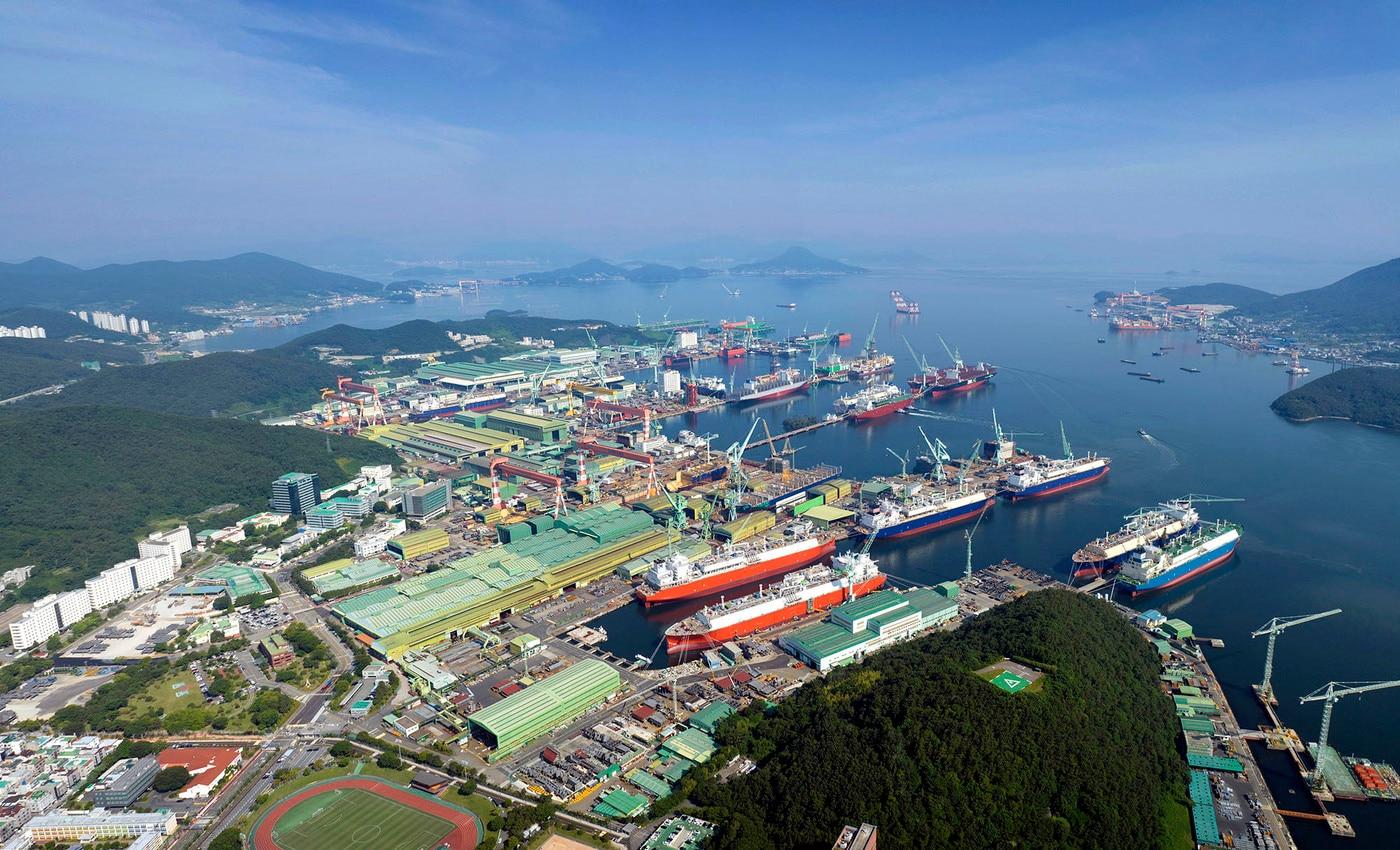 본문 이미지 - 삼성중공업 거제 조선소 전경. (삼성중공업 제공)