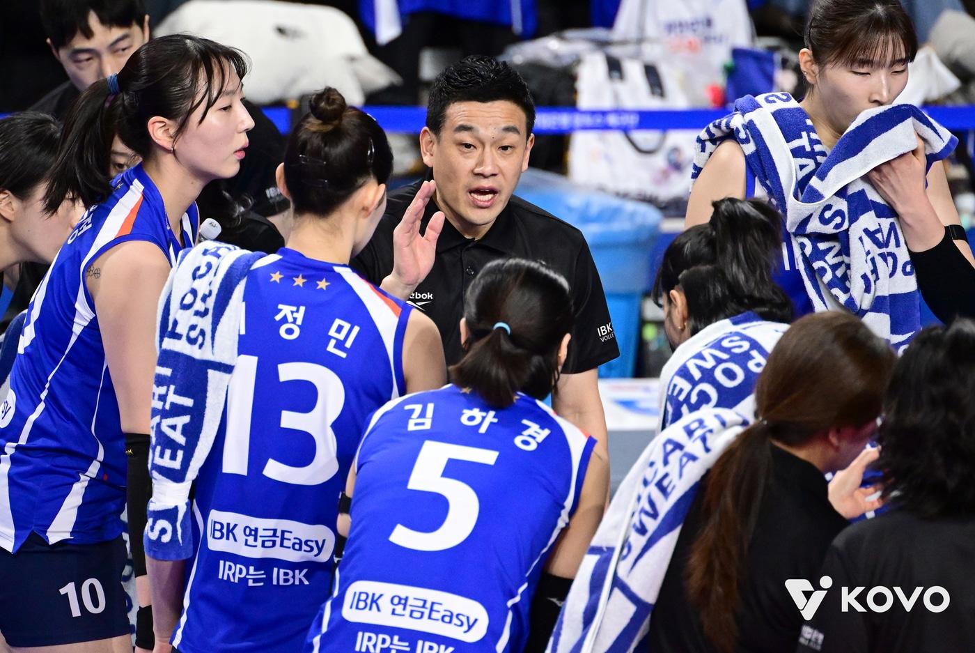 본문 이미지 - 여오현 기업은행 감독대행. (KOVO 제공)