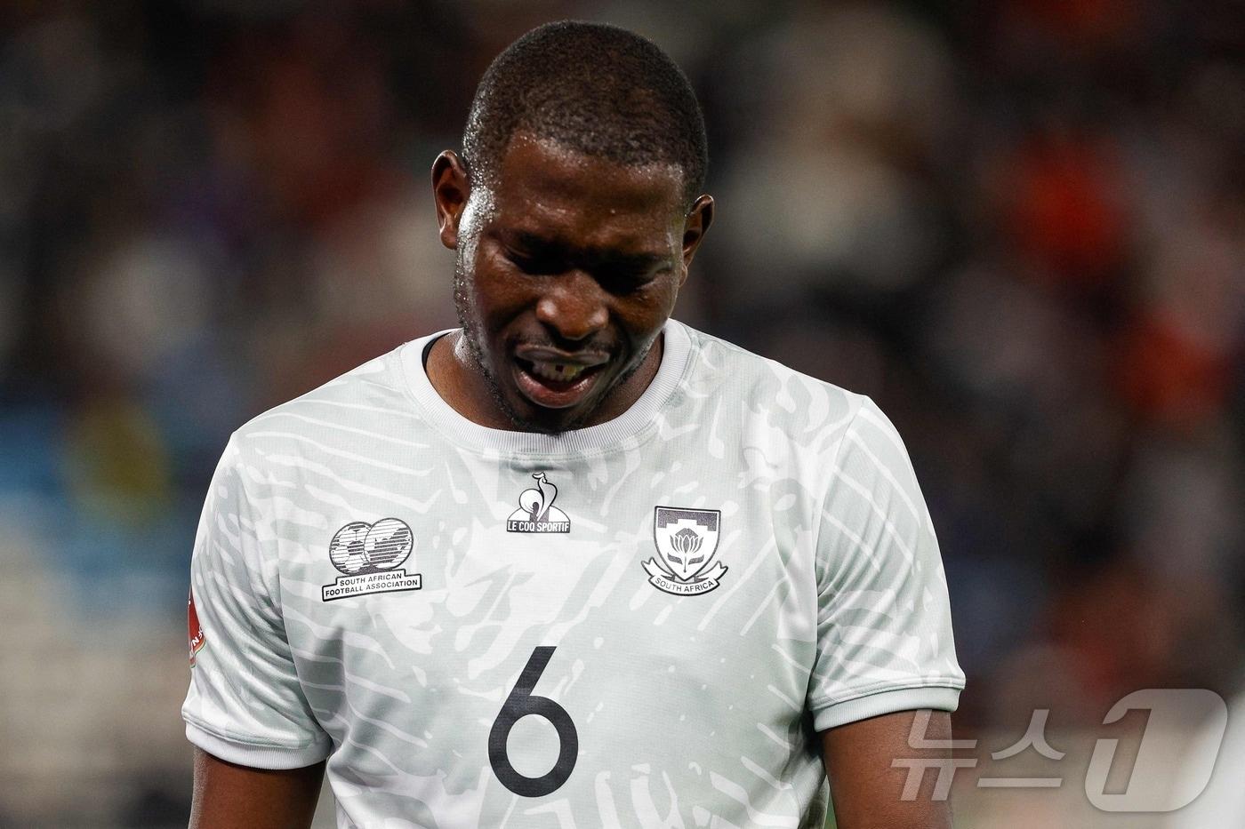 남아프리카공화국이 2025 아프리카 네이션스컵 16강에서 카메룬에 1-2로 졌다. ⓒ AFP=뉴스1