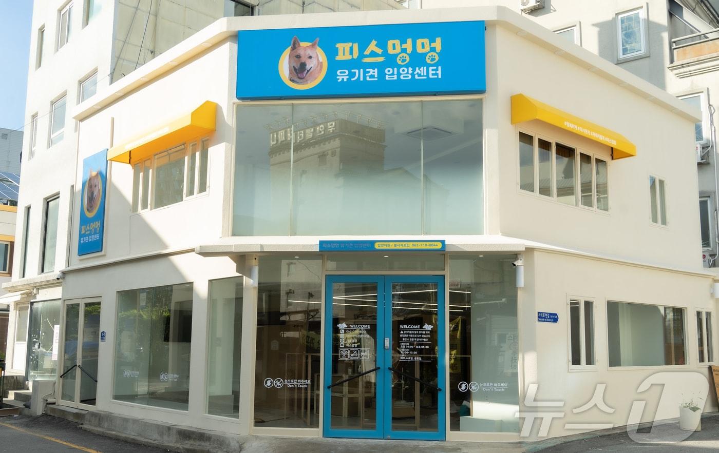 광주 동구 고향사랑기부제 기금 사업 중 유기동물 구조·보호 사업인 피스멍멍 유기견 입양센터의 모습. (동구 제공. 재판매 및 DB 금지) 