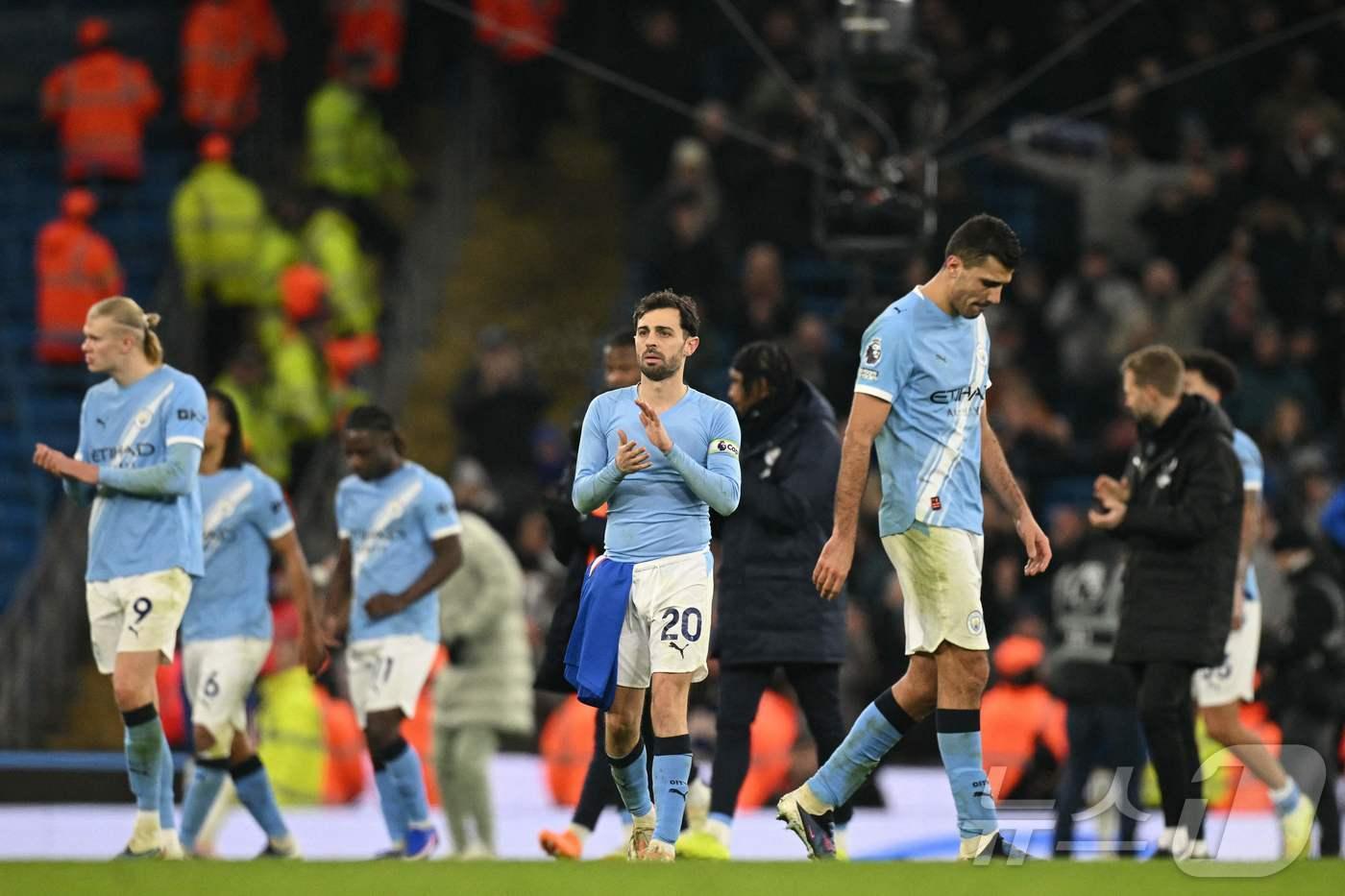 5일(한국시간) 영국 맨체스터 에티하드 스타디움에서 열린 2025-26 EPL 20라운드 맨체스터 시티와 첼시의 경기는 1-1 무승부로 끝났다. ⓒ AFP=뉴스1