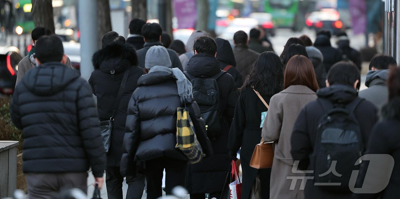 본문 이미지 - 출근길 시민들.(뉴스1 DB)