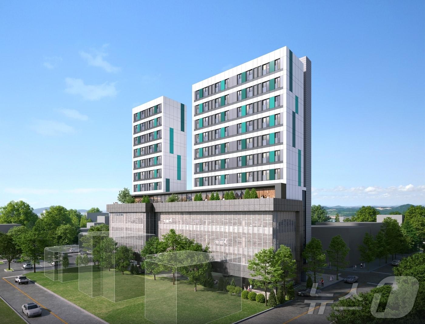 본문 이미지 - 완도군 청년 공공 임대주택 조감도(완도군 제공. 재판매 및 DB금지) /뉴스1 