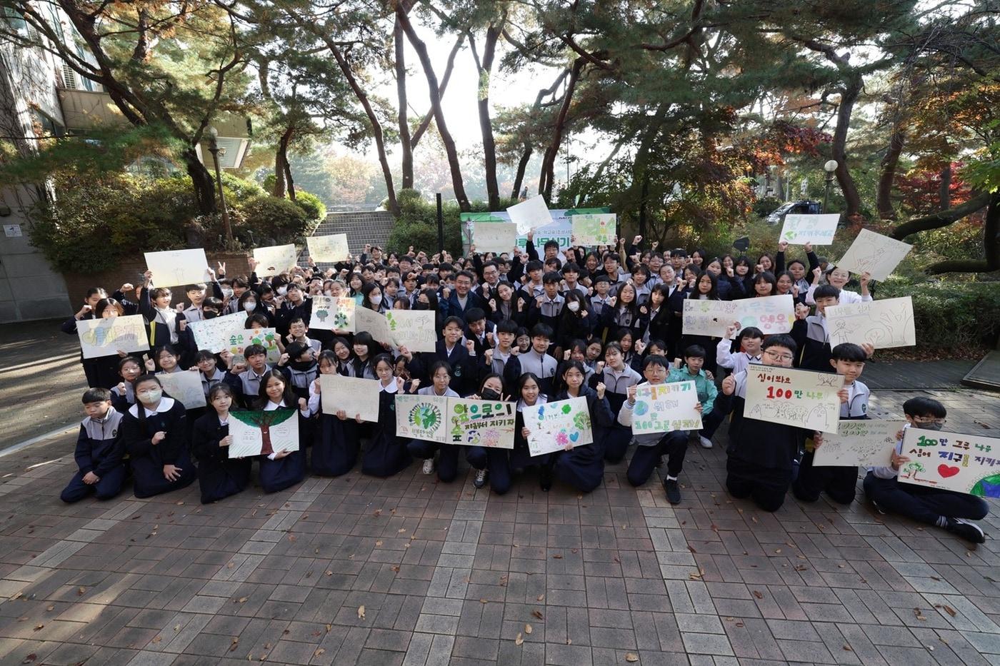 2025 화랑초 나무심기행사(노원구 제공)