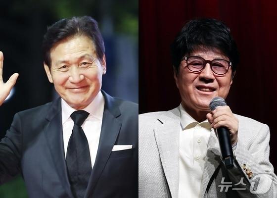 본문 이미지 - 故 안성기(왼쪽), 조용필 ⓒ 뉴스1 DB