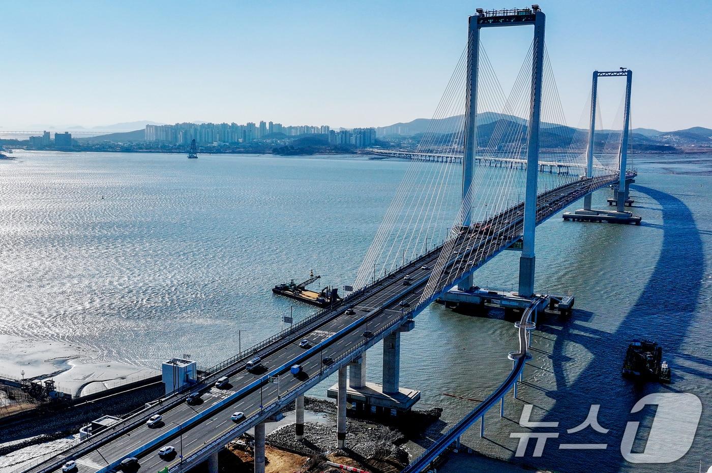 본문 이미지 - 인천 제3연륙교의 모습. 2026.1.5/뉴스1 ⓒ News1 이호윤 기자