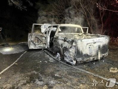 본문 이미지 - 화재현장(경기 김포소방서 제공/뉴스1)