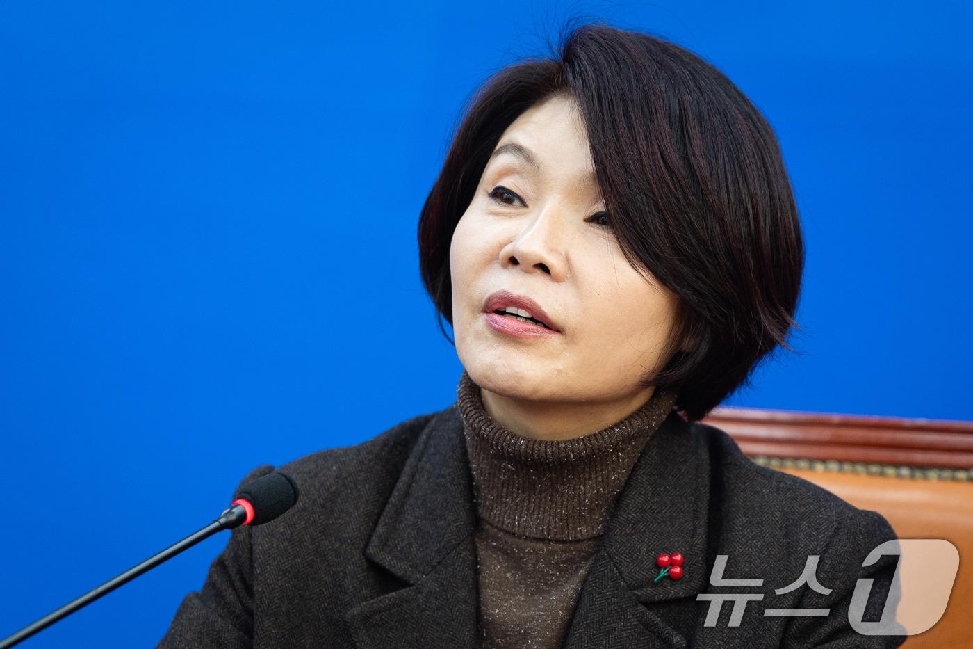 한정애 더불어민주당 정책위의장. ⓒ News1 유승관 기자