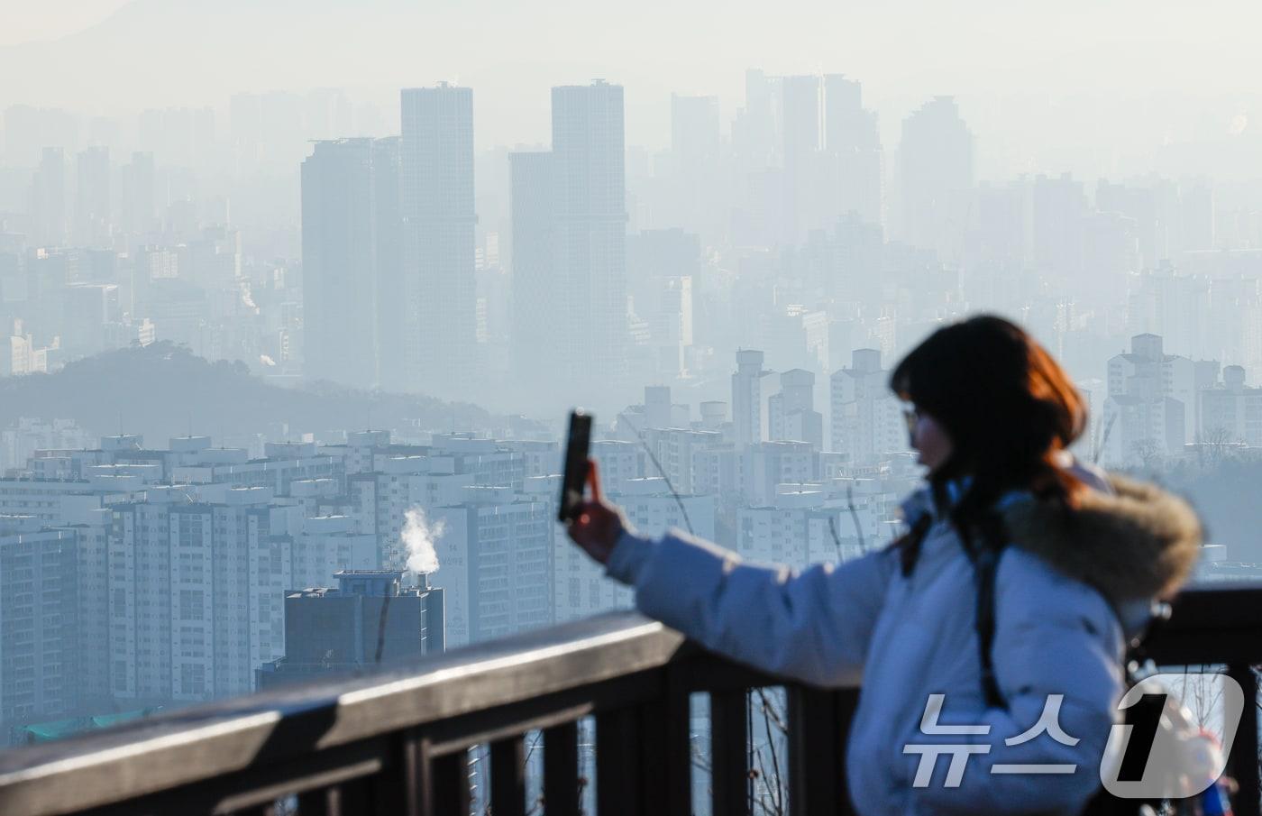 서울 남산에서 바라본 도심 아파트 단지.2026.1.6/뉴스1 ⓒ News1 안은나 기자