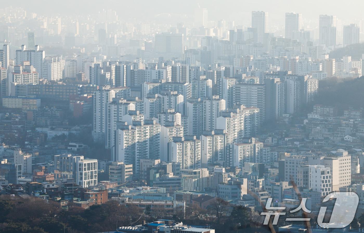 서울 남산에서 바라본 도심 아파트 단지. (자료사진) /뉴스1 ⓒ News1 안은나 기자