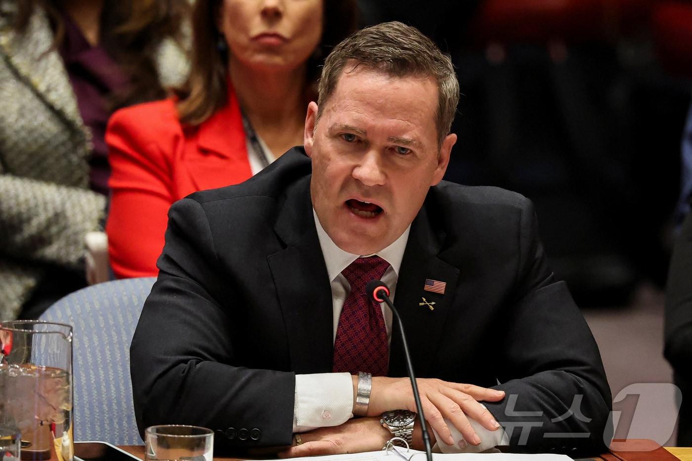 본문 이미지 - 마이크 왈츠 유엔 주재 미국 대사. ⓒ 로이터=뉴스1