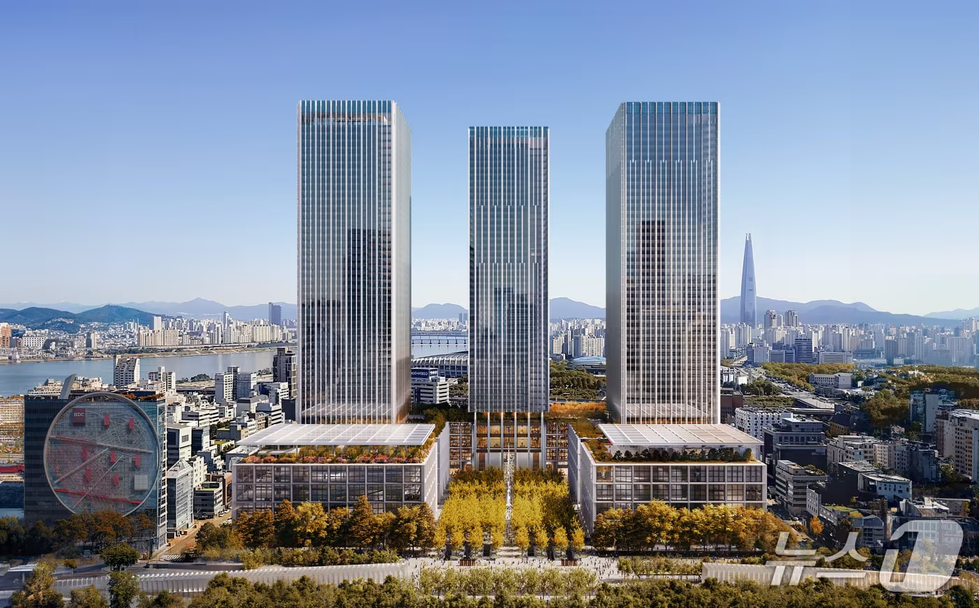 글로벌비즈니스콤플렉스(GBC) 조감도 (서울시 제공) 뉴스1 ⓒ News1