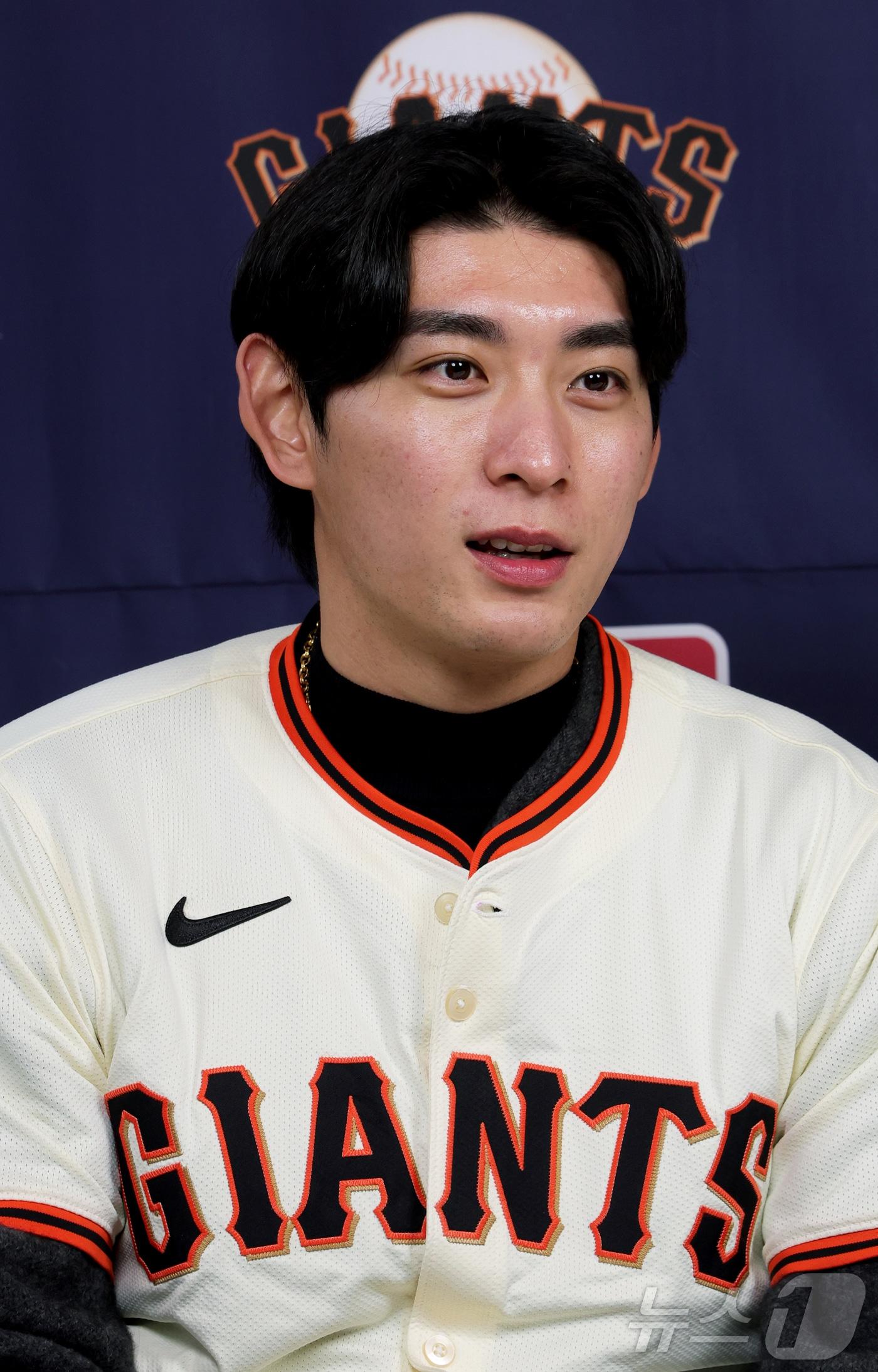 본문 이미지 - 미국 프로야구 메이저리그(MLB) 샌프란시스코 자이언츠 이정후가 6일 오전 서울 종로구 클래식고택 디토에서 기자회견을 하고 있다. (공동취재) 20260106 2026.1.6/뉴스1 ⓒ News1 김민지 기자