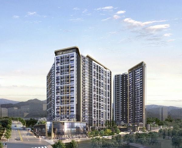 본문 이미지 - 힐스테이트 물금센트럴 조감도.(현대엔지니어링 제공) / 뉴스1 ⓒ News1